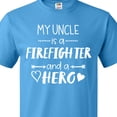 thumbnail image 4 of Inktastic My Uncle is a Firefighter and a Hero T-Shirt, 4 of 5