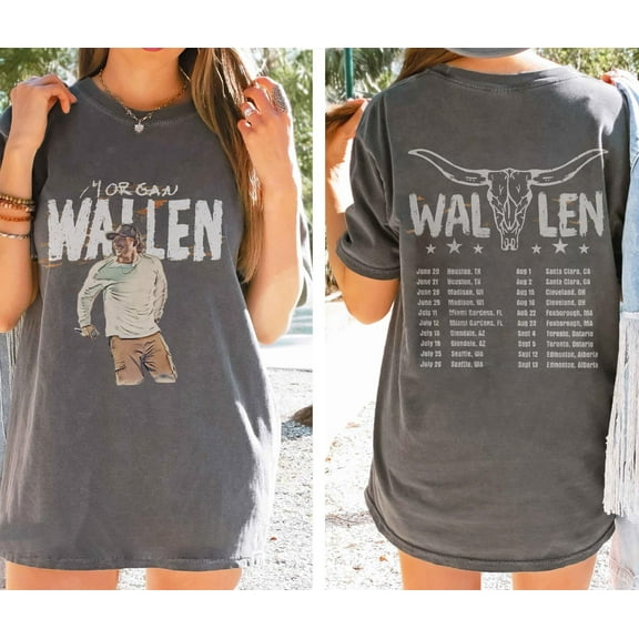 Comfort Vintage Wallen Two-sided Shirt, Country Music Morgan Shirt, Retro Music Tour Shirt, If I'm The Problem Shirt, 2025 Music Tour Tee