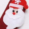 thumbnail image 4 of Microwave Oven Handle Cover 2pcs Christmas Pattern Handle Cover Oven Handle Cover for keep kitchen appliance clean decorating the handle of refrigerator, 4 of 8