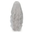 thumbnail image 1 of Peluca de pelo ondulado para muñeca BJD, suave, liso, color gris plateado, 1/3, para disfraces y manualidades., 1 of 14