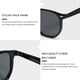 thumbnail image 4 of Gafas de sol polarizadas hexagonales VANLINKER negras para mujer, 4 of 5