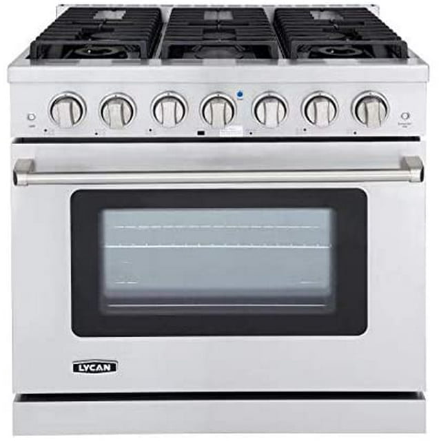 LYCAN Heavy Duty Freestanding Stainless Steel 36" Professional Style