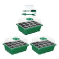 thumbnail image 2 of koolsoo Seed Starter Tray 12 Holes Growing Tray for Microgreens Windowsills Terraces 3Pcs, 2 of 9