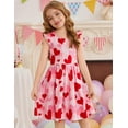 thumbnail image 3 of Arshiner Toddler Dress Girls Summer Ruffle Sleeve Backless Dresses Casual Sundress with Pockets, 3 of 6