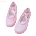 thumbnail image 2 of LYHaoo Elegant Girls Dance Shoes Sparkling Glitter Ballet Flats with Strap For Party Performance Practice ,Pink,Sizes 12.5(7.28") Little Kid, 2 of 5