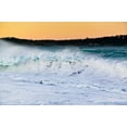 thumbnail image 2 of Peterson, Lee 32x23 Gold Ornate Wood Framed with Double Matting Museum Art Print Titled - Carmel Waves I, 2 of 4
