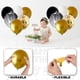 thumbnail image 4 of Laklulu 60 piezas de globos de látex de 12 pulgadas, juego de globos de confeti metálico, regalo de cumpleaños, boda, bebé, celebración, aniversario, decoración, 4 of 5