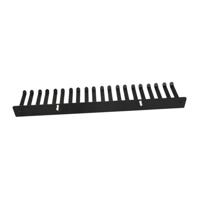 Guardoinrt Wall Mount Cable Organizer Tray Wire Management Holder Large Capacity For Home Office Efficient Storage Black 20 teeth