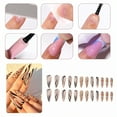 thumbnail image 7 of RAGUPEL 24Pcs Glue on Nails for Women,Hand-Drawn Lines Stiletto Press on Nails,Matte Design Cute Press on Nails,Press on Nails Long for Parties,Gatherings and Photo Shoots,Style1, 7 of 7