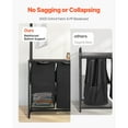 thumbnail image 5 of KFFKFF 3-Tier Laundry Organizer with Rack, Tall Hamper Featuring Shelves and Drawers, Freestanding Storage Unit with Durable 600D Oxford Cloth Bags and Ladder Shelves for Sorting Dirty Clothes, 5 of 9