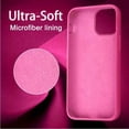thumbnail image 3 of Liquid Silicone Soft Microfiber Case for iPhone 15 Plus, 3 of 5