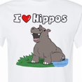 thumbnail image 4 of Inktastic I Love Hippos T-Shirt, 4 of 5