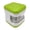 Green, variant on KGJQ Garlic Chopper Press, 2 in 1 Mincer And Slicer, Hand Push Garlic Cutter for Kitchen, Dishwasher Safe Garlic Dicer Tool