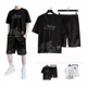 thumbnail image 2 of Conjunto De Camiseta Y Pantalón Para Hombre, Chándal Hip Hop, 2 of 8
