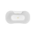 thumbnail image 3 of 60" Streamline N100BL-GLD Soaking Clawfoot Tub and Tray With External Drain, 3 of 5