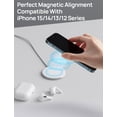 thumbnail image 3 of Cargador inalámbrico JSAUX Magnetic compatible con MagSafe iPhone, 3 of 7