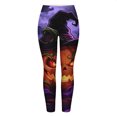 thumbnail image 4 of Bovemsi Joggers for Women Vacation Outfits for Women Multicolor Halloween Printed Slim Sports Yoga Leggings L, 4 of 4