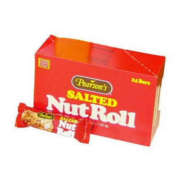 Pearson's Salted Nut Roll, Candy, 1.8 oz., 24 pk.
