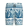 thumbnail image 4 of Gaeub Sea Underwater Jellyfish Printed Men's Short Pajama Pants, Lightweight Lounge & Sleep Bottoms Keep You Cool - Medium, 4 of 9