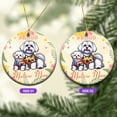 thumbnail image 2 of Happy Mother's Day Proud Maltese Mom Ceramic Round Ornament Maltese Dog Lover Gifts Idea Home Tree Decor - 03003, 2 of 5