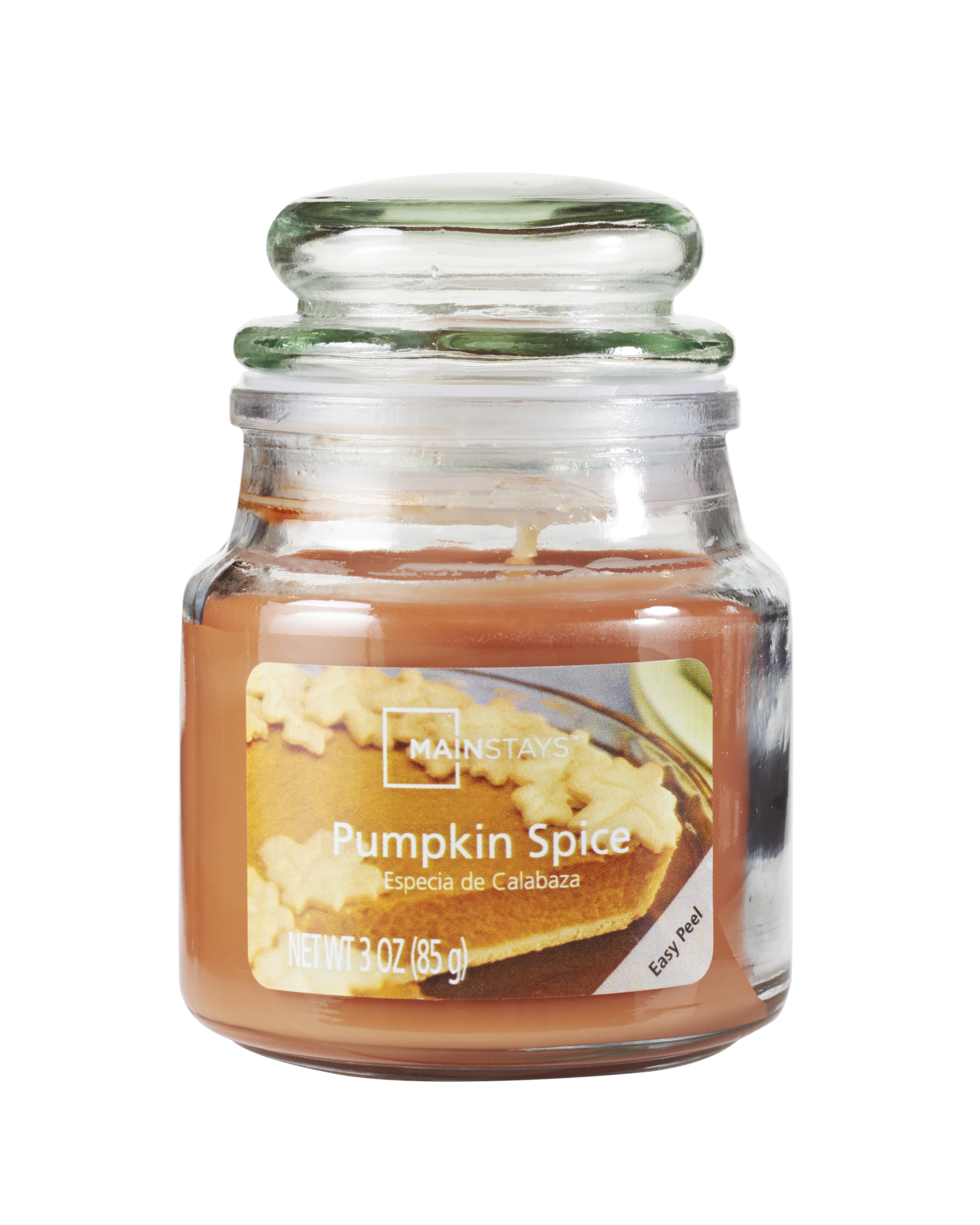 Mainstays Pumpkin Spice SingleWick 3 oz. Jar Candle