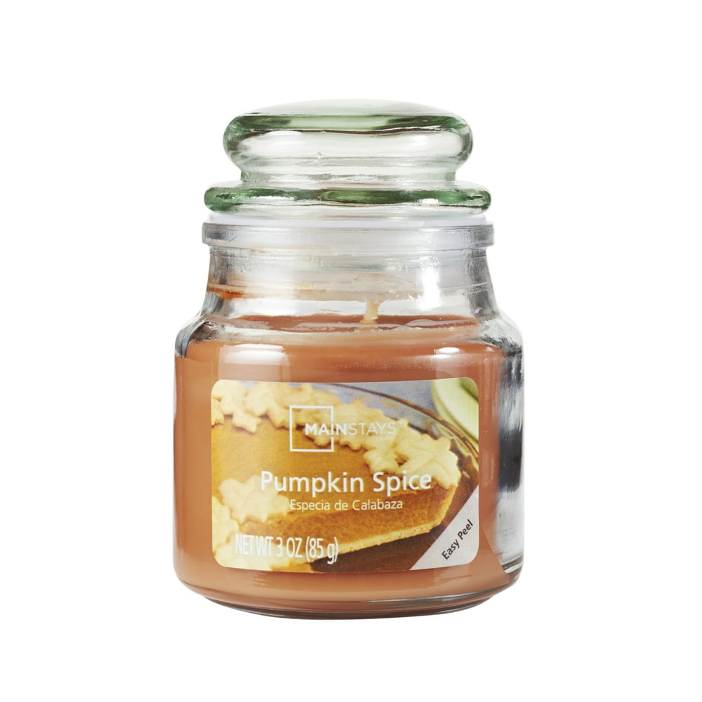 Mainstays Pumpkin Spice SingleWick 3 oz. Jar Candle