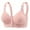 Pink, variant on yievot Women's Front Closure Full Coverage Bras Comfort Wireless Front Close Bra for Seniors Push up Bras with Back Support Sleeping Everyday Bras