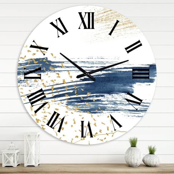 Designart 1 in Modern,Contemporary Wall Clock