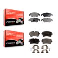 thumbnail image 1 of Positive Plus Front Rear Semi-Metallic Brake Pads Kit for Car Audi A6 Quattro A7 KPF-100118, 1 of 8