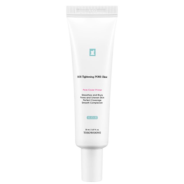 TOSOWOONG SOS Tightening Pore Cover Face Primer, 20ml, Smoothing Face Makeup Base