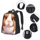 thumbnail image 2 of Disketp Cartoon Guinea Pig Mochila Minimalista de Gran Capacidad, Mochila de Viaje para Escuela, Trabajo o Uso Diario, 2 of 6