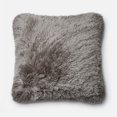 thumbnail image 1 of Loloi 22" Square Polyester Down Throw Pillow in Light Gray, 1 of 1