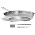 thumbnail image 2 of Koch Systeme CS 12 inch Stainless Steel Frying Pan, Skillet for Professional Cooking, Induction Compatible, 2 of 6