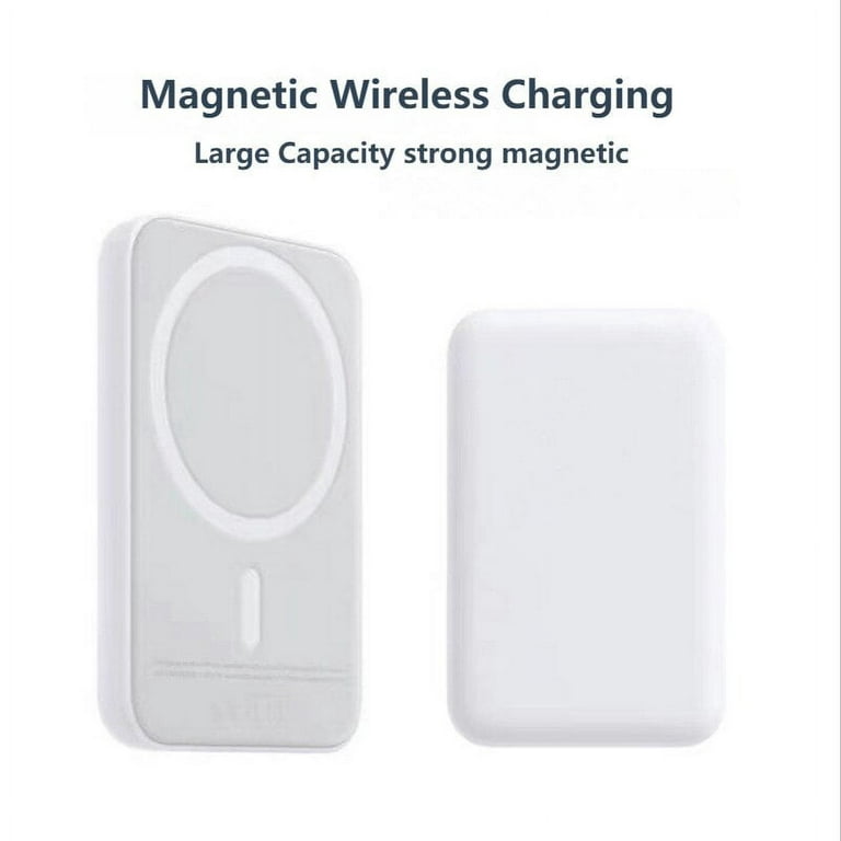 Magnetic Wireless Portable Charger,3000mAh Wireless Battery Fast