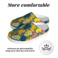 thumbnail image 6 of Picia Retro Boho Elephants for Women's Lamb-hug Comfy Fleece House Slippers Memory Foam, Slip-on House Shoes Indoor Outdoor-39/40, 6 of 7