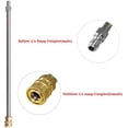 thumbnail image 4 of Pressure Washer Extension Wand 17 Inch Stainless Steel 1/4 Quick Connect Power Lance 2 Pack, 4 of 7