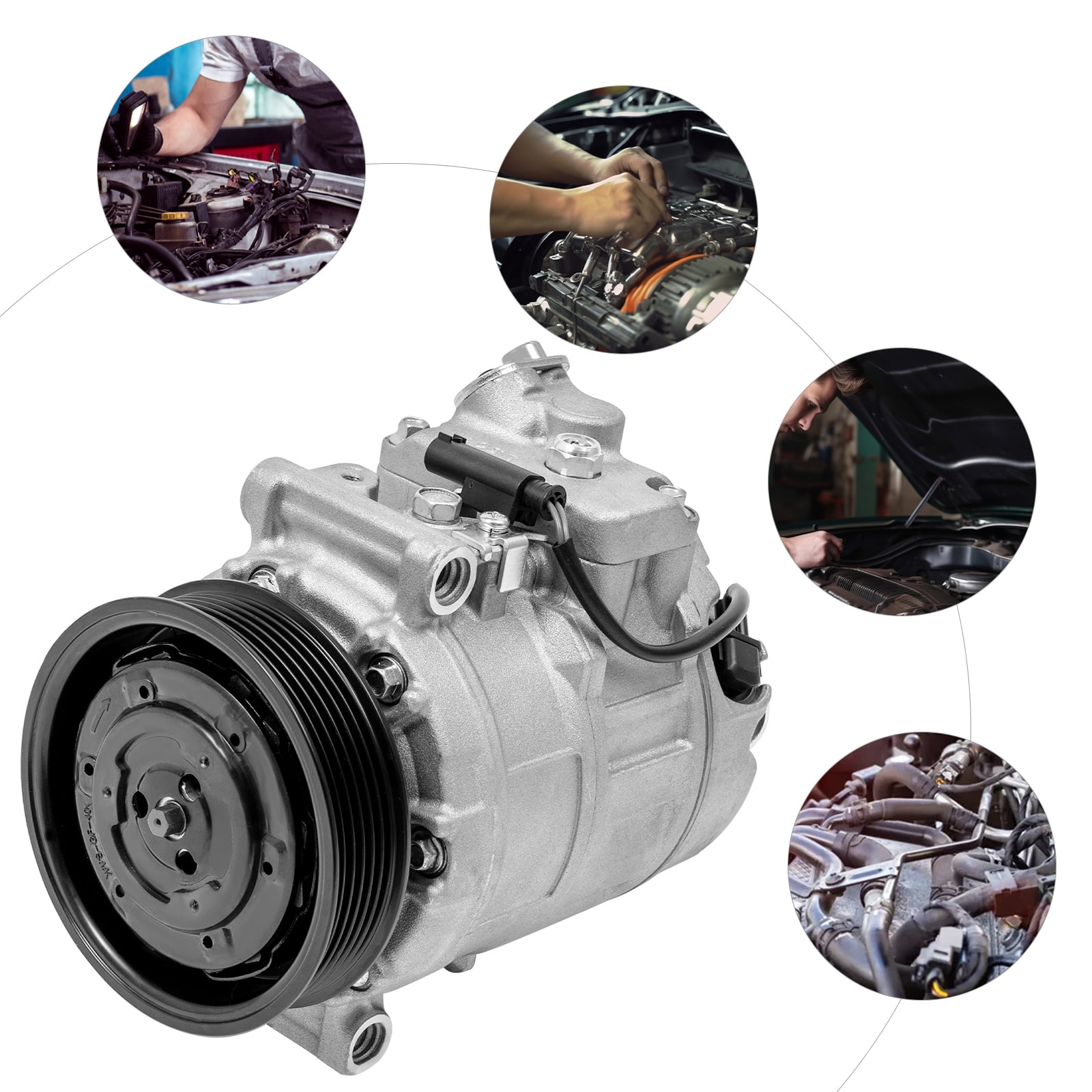 Air Conditioner Compressor W/ Clutch For BMW 325i 328i 330i 528i 525i 530i M3 2006 2007 2008 2009-2013