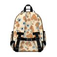thumbnail image 3 of Mushroom and Eye Cream Pattern Cute School Backpack Bag for School with Padded Back and Adjustable Shoulder Straps 15.25"x11.5"x5.25", 3 of 5