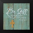 thumbnail image 2 of Tava Studios 12x12 Black Modern Framed Museum Art Print Titled - Be Still, 2 of 5