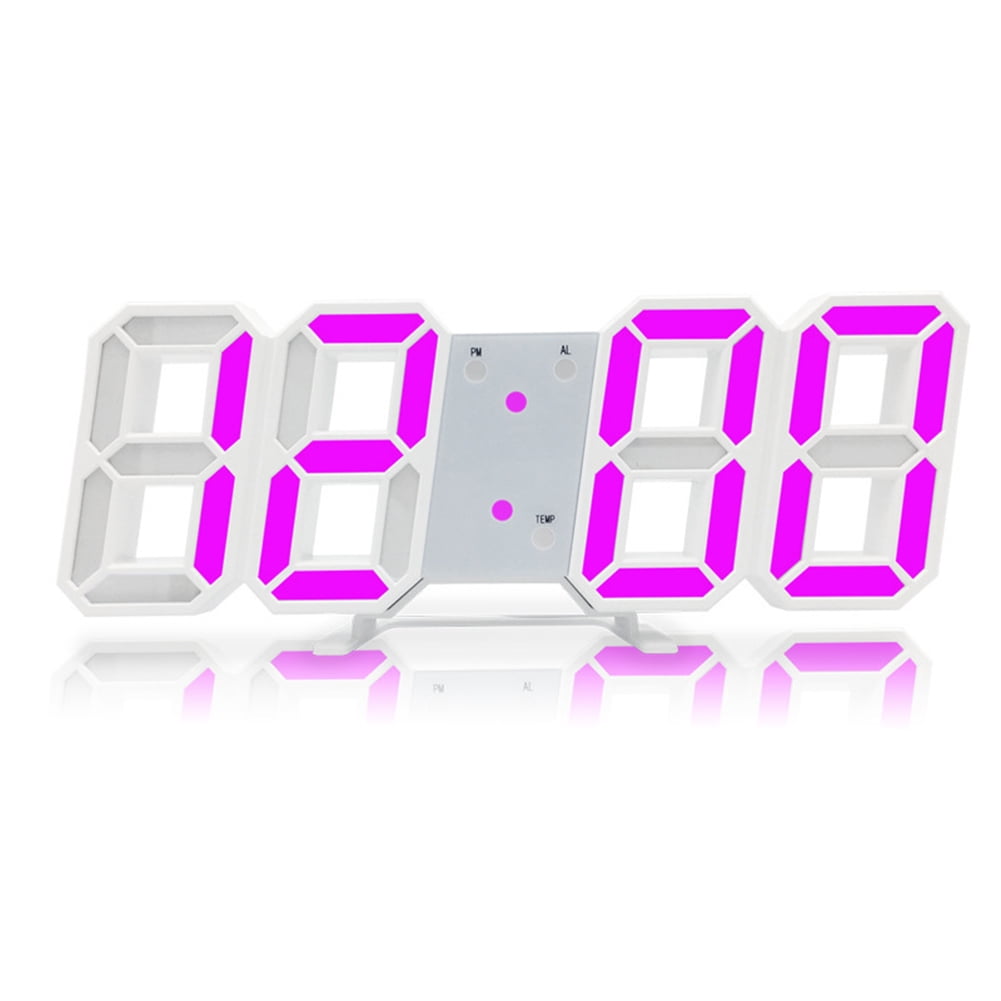 Ramoni 3d stereo clock led desktop alarm clock Korean electronic clock