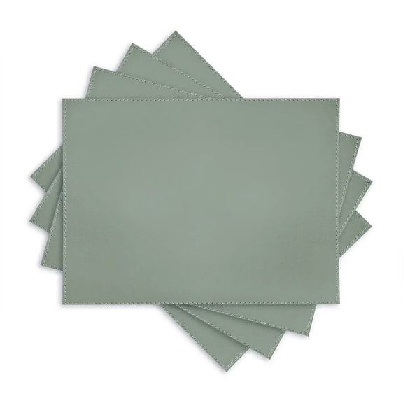 Davanti Placemats - Classic Mod Rect Gustave Mint (Green) - Set of 4