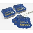 thumbnail image 5 of Inkdotpot Pack Of 50 Love Is Sweet Wedding Paper Tags DIY Craft Bracket Shape Real Gold Foil Hang Tags, 5 of 7