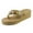 Khaki, variant on VerPetridure Wedge Sandals for Women Women Weave Beach Breathable Sandals Home Slipper Flip-Flops Wedges Shoes
