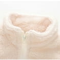 thumbnail image 5 of Odeerbi Toddler Boys Girls Winter Coat Thermal Fleece Jacket Baby Children Long Sleeve Stand Collar Thick Cotton Coat Toddler Clothes Beige, 5 of 6