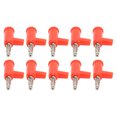 thumbnail image 3 of Solderless Banana Plug Lantern Banana Plug Wire Banana Connectors Banana Socket 10Pcs Solderless Banana Plug ABS Brass Lantern Open Screw Bananas Connectors For Inverters 4mm, 3 of 8