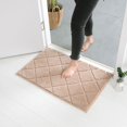 thumbnail image 4 of KARLSITEK 17.7 x 25.5" Microfiber Bath Rugs Floor Mat Ultra Soft Washable Non-slip Bathroom Entry Mat Dry Fast Strong Water Absorbent Bedroom Area Rugs, 4 of 7