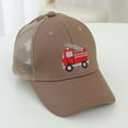 thumbnail image 2 of TAIAOJING Toddler Boys Hat Children Baseball Cap Summer Cartoon Prints Caps Car Girls Trucker Kids Sun Kids Hat Cozy 2-8Y, 2 of 4