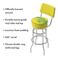 thumbnail image 2 of Trademark Gameroom Seattle Supersonics Hardwood Classics Bar Stool with Back Rest, 2 of 5