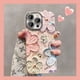 thumbnail image 3 of Funda de teléfono láser con purpurina de flores de lujo para iPhone 16 Pro Max, 15, 14 Plus, 13, 12, 11, Diamante suave, cubierta de protección de lente a prueba de golpes, 3 of 5