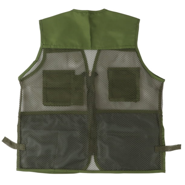 Fishing Vest,Military Vest Durable Breathable Mesh Fishing Vest Hunting Vest  Reliable and Durable 